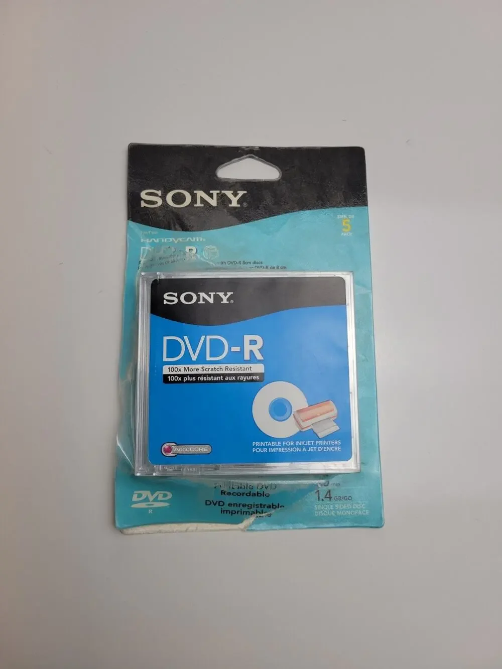 New 3 PACK Sony Handycam Video Camera DVD-R 1.4 GB 30 Minute Single Sided